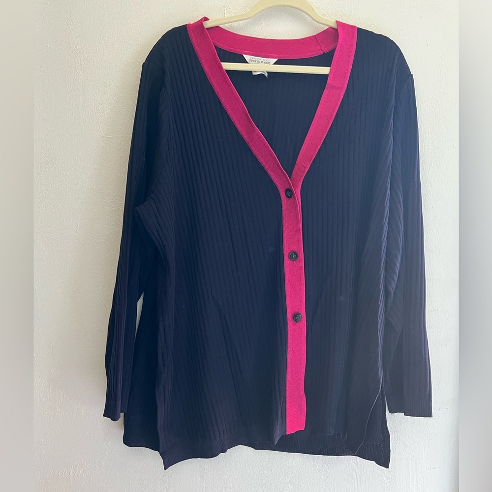 Exclusively Misook Cardigan 3X Plus Size